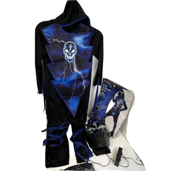 Spirit Halloween-XTREME LIGHTNING NINJA COSTUME - Picture 2 of 9